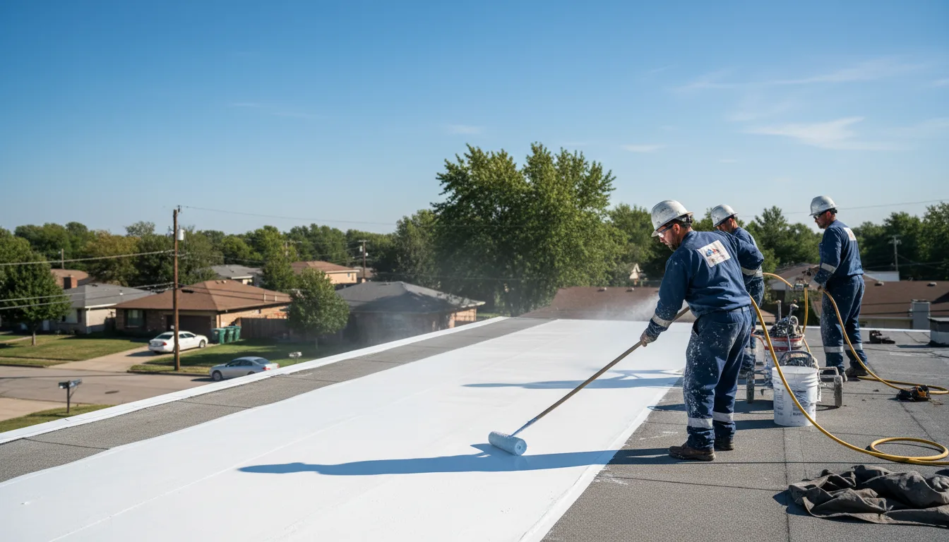 Commercial roof coating in Shelby, OH near me